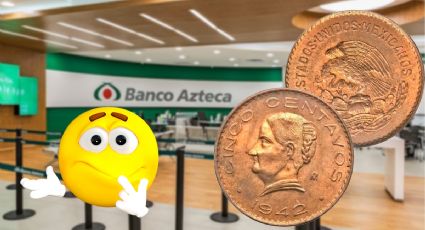 ¿Cuánto me paga Banco Azteca por mi moneda antigua de 5 centavos de la Corregidora en mayo-junio?