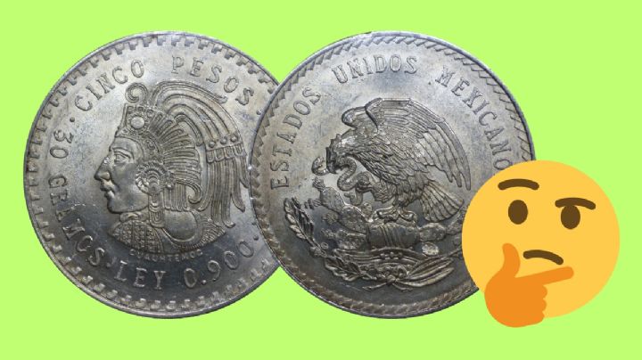 ¿Cuánto te da Banco Azteca por tu MONEDA antigua de 5 pesos en PLATA, acuñada en 1947?
