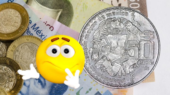 Moneda antigua de 50 pesos de Coyolxauhqui vale 600 mil porque es de 1984 el último año que se acuñó