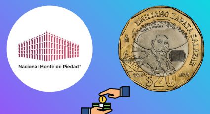 ¿Cuánto paga Monte de Piedad por la moneda de 20 pesos de Emiliano Zapata durante la segunda quincena de junio?