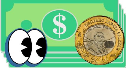 La moneda de 20 pesos de Emiliano Zapata emitida por Banxico en 2019 vale 5,000,000