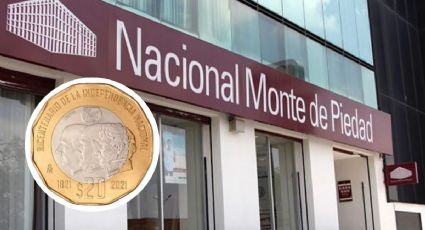 ¿Cuánto es lo máximo que te presta Monte de Piedad por la moneda de 20 pesos de las 3 caras en la mitad de 2025?