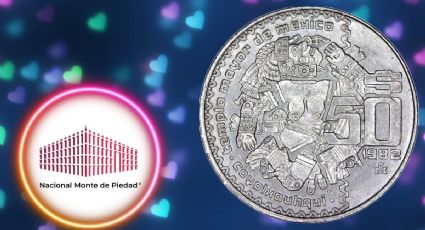 ¿En cuánto te compra el Monte de Piedad tu moneda antigua de 50 pesos de la diosa Coyolxauhqui en julio?