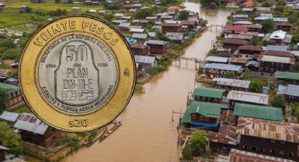 Moneda de 20 pesos se vende en 350,000 por conmemorar la estrategia para enfrentar catástrofes naturales
