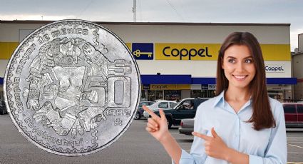 ¿Cuánto me da Coppel por mi moneda antigua de 50 pesos de Coyolxauhqui en segunda quincena de junio?