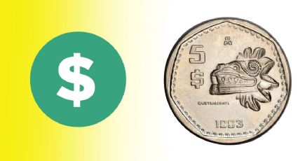 La moneda antigua de 5 pesos de Quetzalcóatl mejor pagada por coleccionistas por su carestía