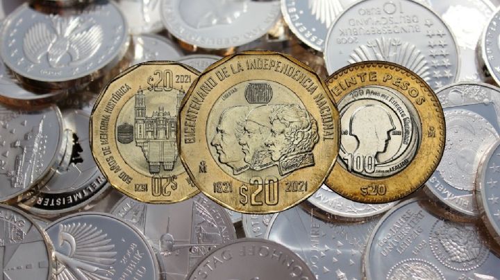Colección de monedas de 20 pesos se vende en casi 500,000 por incluir la del Bicentenario