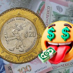 Moneda de 20 pesos vale 500,000 porque existen menos de 15 millones y está en proceso de retiro