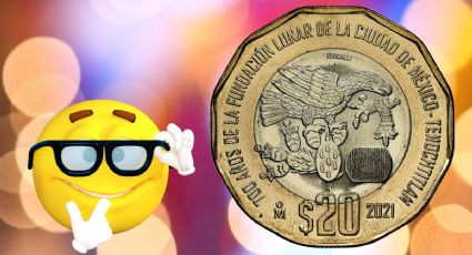¿Cuánto cuesta la moneda de 20 pesos de los 700 años de la fundación lunar en julio según expertos?