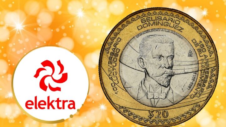 ¿Cuánto te paga Elektra por la moneda de 20 pesos de Belisario Domínguez en junio? ¡Ganó un premio!