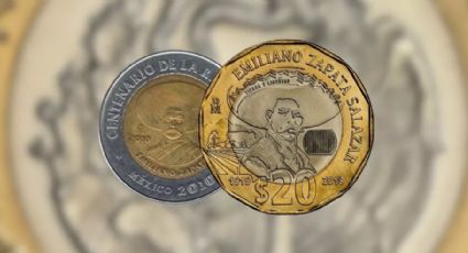 La moneda conmemorativa de 20 pesos de Emiliano Zapata vale 5,000,000 por ser de las más buscadas