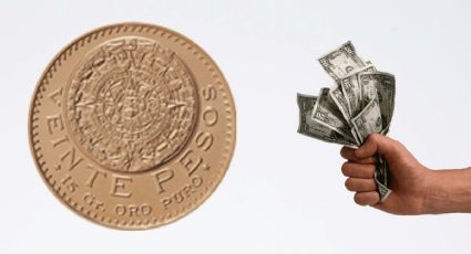 Moneda azteca de 20 pesos de oro vale 75,000 en internet; ¿cuáles son sus características?