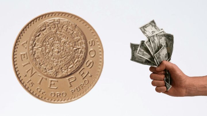 Moneda azteca de 20 pesos de oro vale 75,000 en internet; ¿cuáles son sus características?