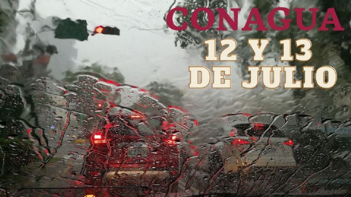Clima México: ¿Qué estados sufrirán lluvias fuertes el 12 y 13 de julio 2025?