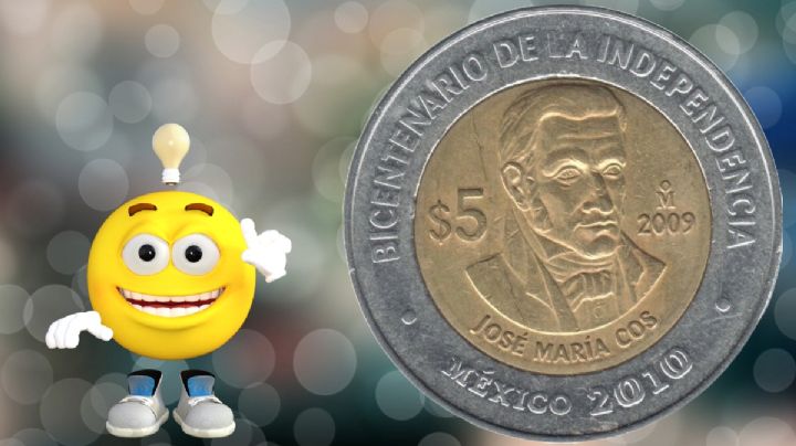 Moneda de 5 pesos vale 370 mil por diseño con héroe que redactó la Constitución de Apatzingán