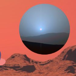 Captan en video un atardecer azul en Marte; así se vio