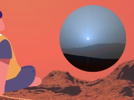 Captan en video un atardecer azul en Marte; así se vio