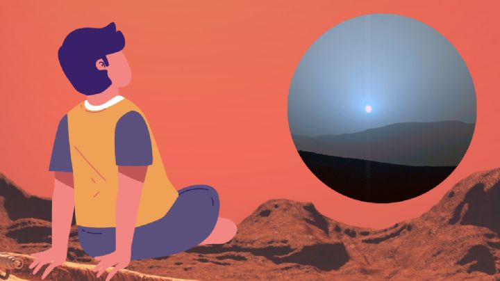 Captan en video un atardecer azul en Marte; así se vio