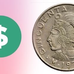 El set de monedas antiguas de 50 centavos que se vende en 720 mil pesos por su cabeza de Palenque