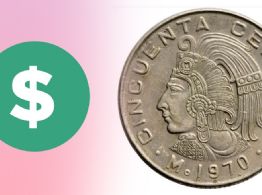 El set de monedas antiguas de 50 centavos que se vende en 720 mil pesos por su cabeza de Palenque