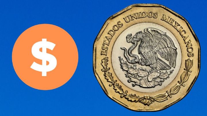 La moneda de 20 pesos que se vende en 3 millones por su diseño de águila devorando a una serpiente