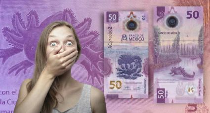 Billete del ajolote vale 4,000,000 por error de impresión y su serie con terminación “prohibida”