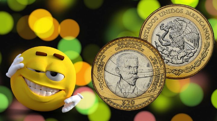 La moneda de 20 pesos que se vende en 50,000 porque solo se acuñaron 985 mil piezas