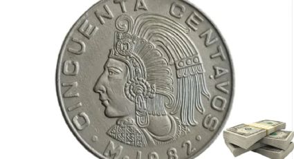 Moneda de 50 centavos se vende en casi 1 millón por sus “cuatro puntos”