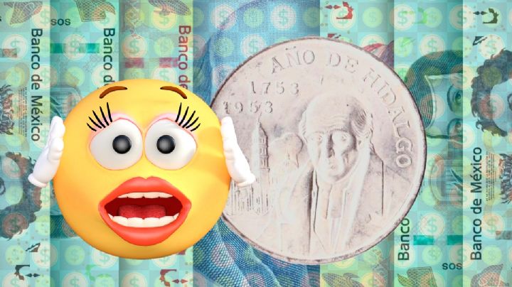 La moneda de 5 pesos con el héroe decapitado que se vende en casi un millón en Internet