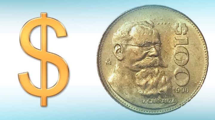 Esta es la moneda de 100 pesos que se vende en 35 mil por tener la efigie de Venustiano Carranza
