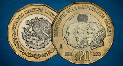 Esta es la moneda de 20 pesos que se vende en 4 millones y medio por tener efigie de los héroes patrios