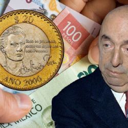La moneda de 20 pesos que se vende en 3 millones por tener al rival de Pablo Neruda