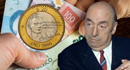 La moneda de 20 pesos que se vende en 3 millones por tener al rival de Pablo Neruda