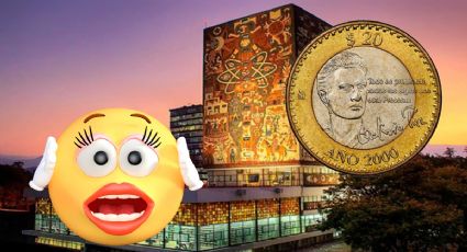 La moneda antigua de 20 pesos que se vende en 480 mil por su premio nobel egresado de la UNAM