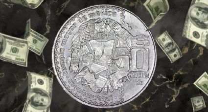 Esta moneda antigua de 50 pesos tiene un diseño que aún asombra a coleccionistas expertos