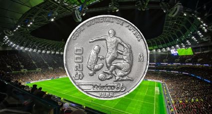 ¿Cuánto cuesta la moneda conmemorativa de 200 pesos al último Mundial de Futbol que se celebró en México?
