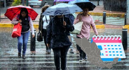 Aumentarán las LLUVIAS en 15 estados del país a partir de hoy 6 de agosto; se espera fuerte granizo