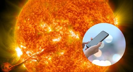 Así el Sol emite el viento que provoca apagones en la Tierra y afecta tu celular