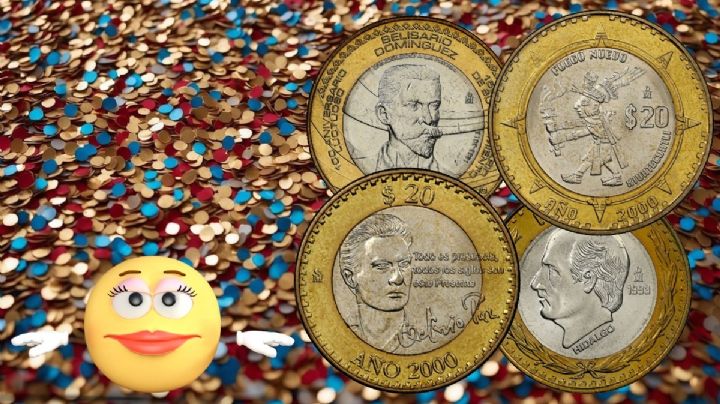 ¿Cuánto pagan por las monedas de 20 pesos conmemorativas en lo que resta de 2025?