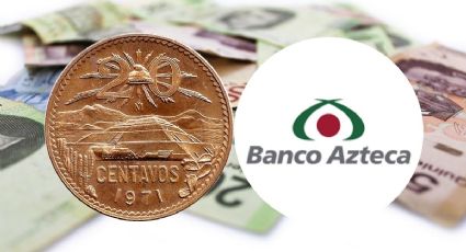 ¿Cuánto te da Banco Azteca por la moneda antigua de 20 centavos en el segundo semestre de 2025?