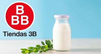 Tiendas 3 B vende una de las mejores leches deslactosadas según Profeco; y sólo cuesta 20 pesos