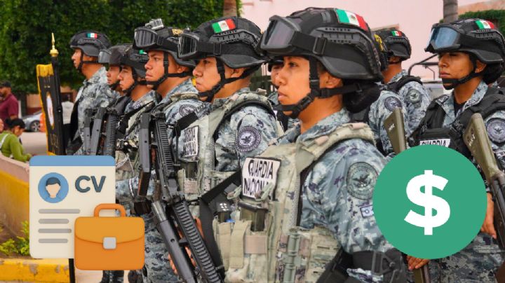Guardia Nacional lanza empleo para personas con secundaria; sueldo de casi 20,000 pesos