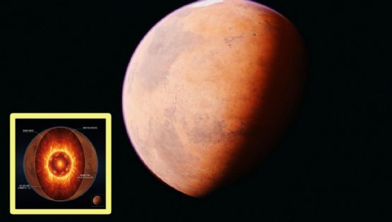 Científicos revelan que el núcleo de Marte es de metal; está compuesto de hierro y níquel