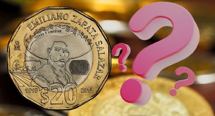 ¿Vale mucho dinero? La razón por la que la moneda de 20 pesos de Emiliano Zapata es buscada en 2025