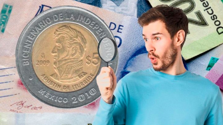 ¿Cuánto vale la moneda conmemorativa de 5 pesos con la imagen de Agustín de Iturbide en septiembre?