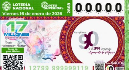 Resultados del Sorteo Superior de la Lotería Nacional: Números ganadores del 16 de enero