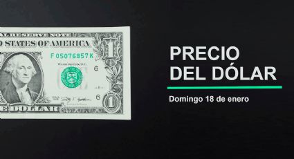 Precio del dólar hoy domingo 18 de enero 2026: Así está el tipo de cambio en México