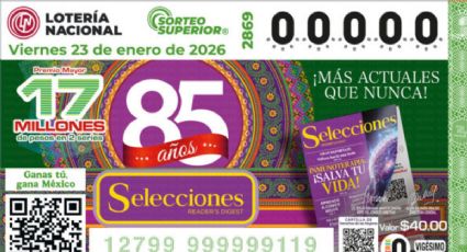 Resultados del Sorteo Superior de la Lotería Nacional: Números ganadores del 23 de enero