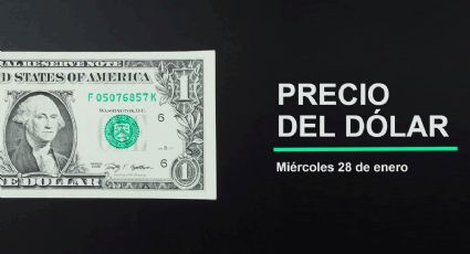 Precio del dólar hoy miércoles 28 de enero 2026: Así está el tipo de cambio en México