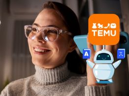 Temu remata gafas con IA que traducen en 160 idiomas con 78% de descuento